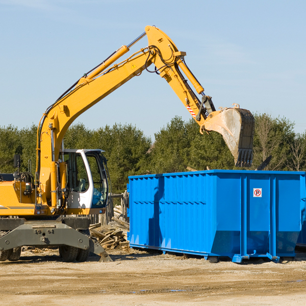 are there any restrictions on where a residential dumpster can be placed in Butler Indiana